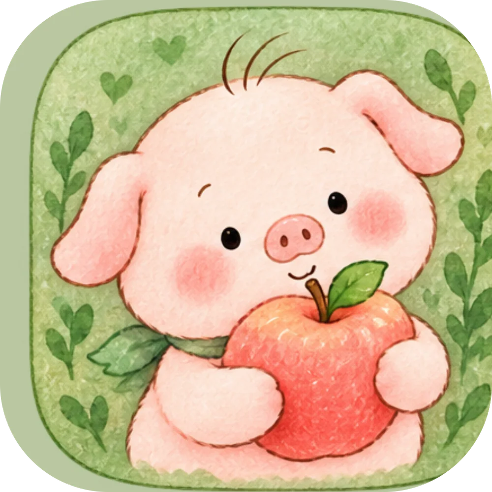 小猪慢慢 App 图标